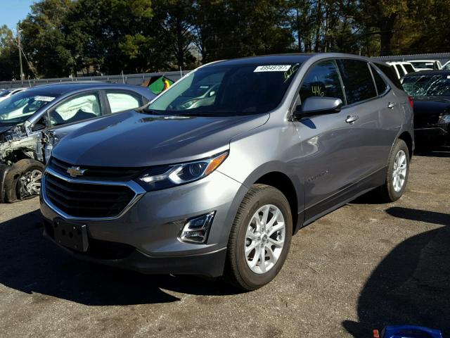 3GNAXJEV1JL105345 - 2018 CHEVROLET EQUINOX LT GRAY photo 2