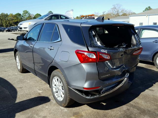 3GNAXJEV1JL105345 - 2018 CHEVROLET EQUINOX LT GRAY photo 3