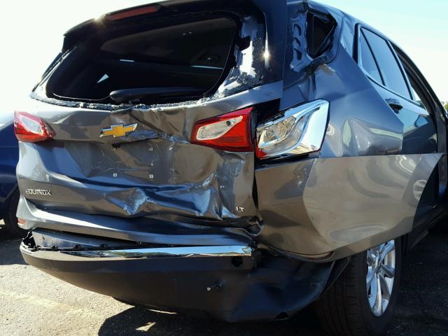 3GNAXJEV1JL105345 - 2018 CHEVROLET EQUINOX LT GRAY photo 9