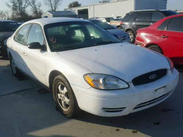 1FAFP53U46A197233 - 2006 FORD TAURUS SE WHITE photo 1