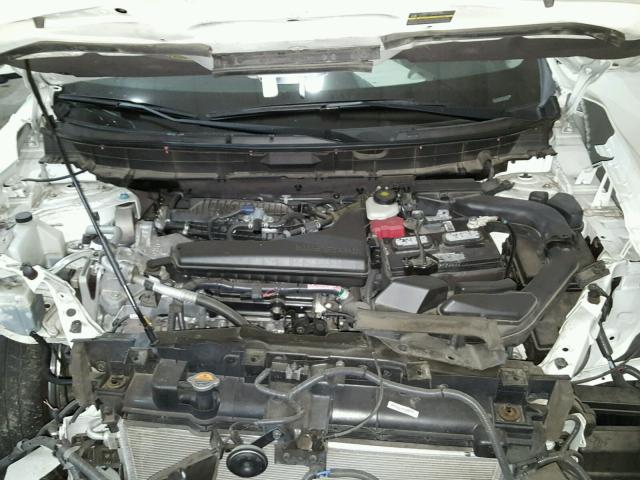 5N1AT2MV6EC868387 - 2014 NISSAN ROGUE S WHITE photo 7