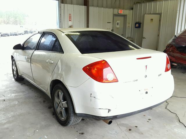 1G2ZH57N284247737 - 2008 PONTIAC G6 GT WHITE photo 3