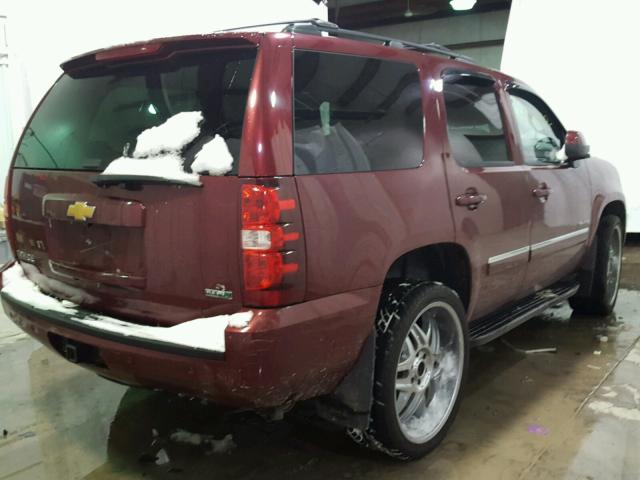 1GNSKAE07BR245269 - 2011 CHEVROLET TAHOE K150 RED photo 4