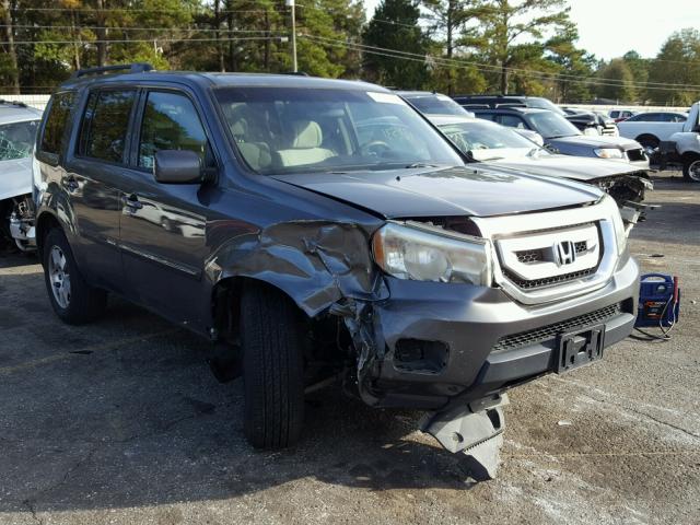 5FNYF3H4XAB013304 - 2010 HONDA PILOT EX GRAY photo 1