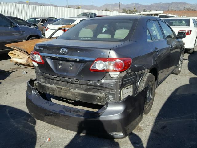 5YFBU4EE7DP093877 - 2013 TOYOTA COROLLA BA GRAY photo 4