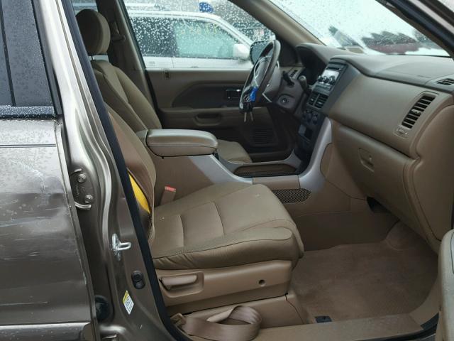 5FNYF18208B006519 - 2008 HONDA PILOT VP BROWN photo 5