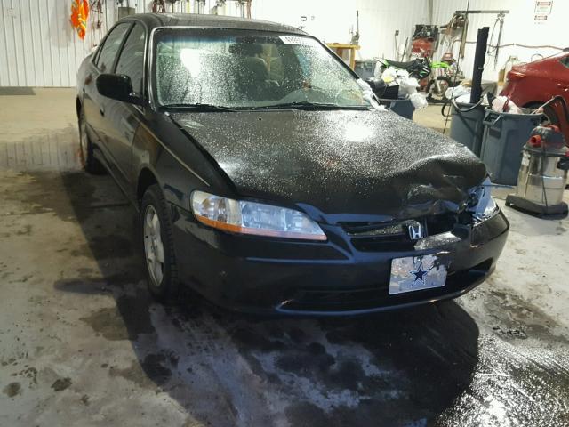 1HGCG1656YA098685 - 2000 HONDA ACCORD EX BLACK photo 1