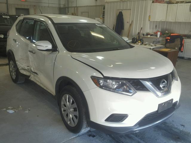 5N1AT2MV0FC765726 - 2015 NISSAN ROGUE S WHITE photo 1