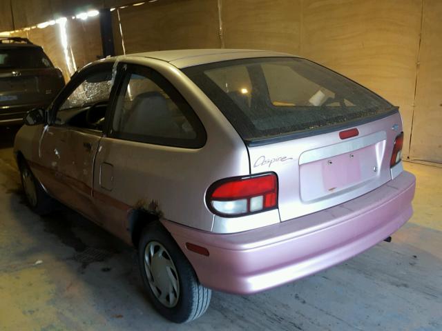 KNJLT05H2R6138116 - 1994 FORD ASPIRE PINK photo 3