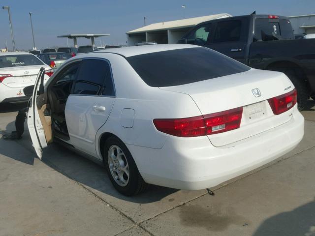 1HGCM56475A075905 - 2005 HONDA ACCORD LX WHITE photo 3