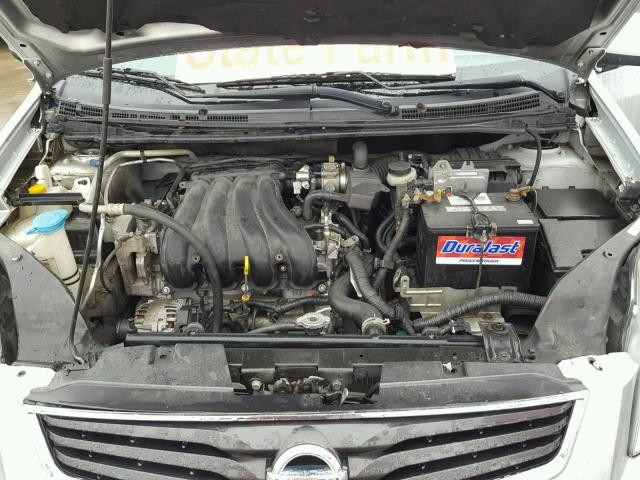 3N1AB6AP5AL683074 - 2010 NISSAN SENTRA 2.0 SILVER photo 7