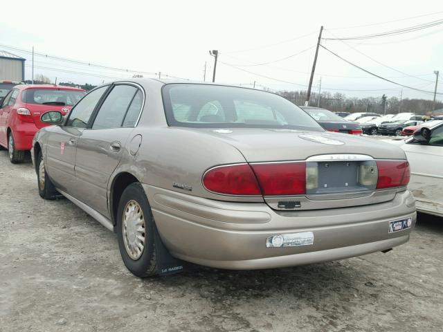 1G4HP54K02U121674 - 2002 BUICK LESABRE CU BEIGE photo 3