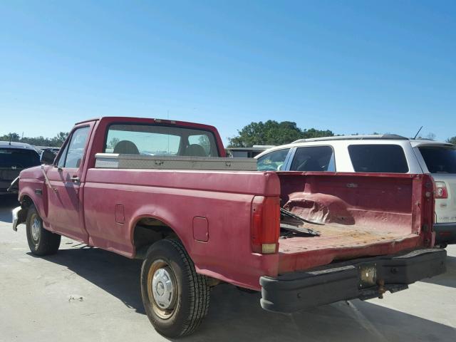 1FTEF25H5RNA42758 - 1994 FORD F250 RED photo 3