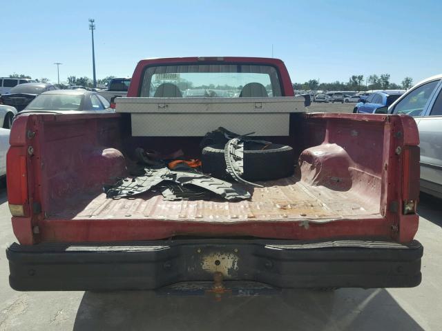 1FTEF25H5RNA42758 - 1994 FORD F250 RED photo 6