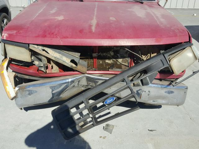 1FTEF25H5RNA42758 - 1994 FORD F250 RED photo 7