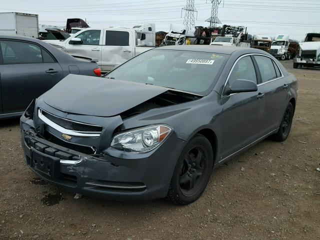 1G1ZH57B69F100367 - 2009 CHEVROLET MALIBU 1LT GRAY photo 2