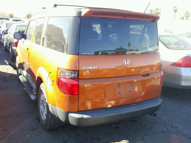 5J6YH287X6L005989 - 2006 HONDA ELEMENT EX ORANGE photo 3