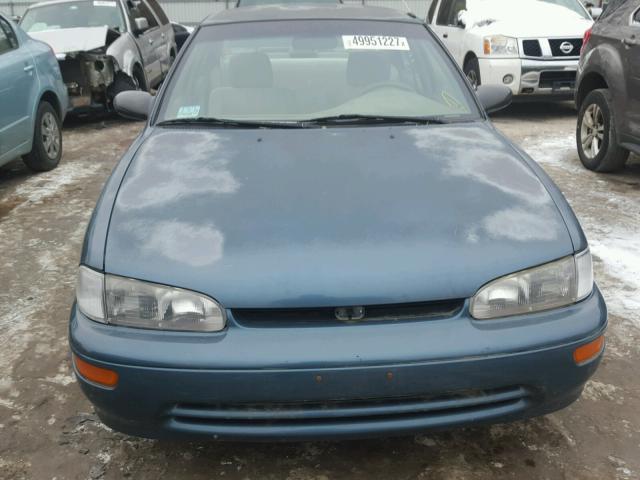 1Y1SK5262SZ045484 - 1995 GEO PRIZM BASE BLUE photo 9