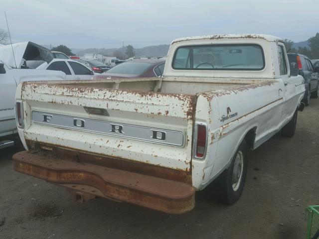 F10YRJ30068 - 1970 FORD F-150 WHITE photo 4