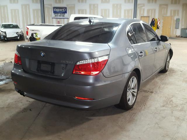 WBANV1C50AC389109 - 2010 BMW 528 XI GRAY photo 4