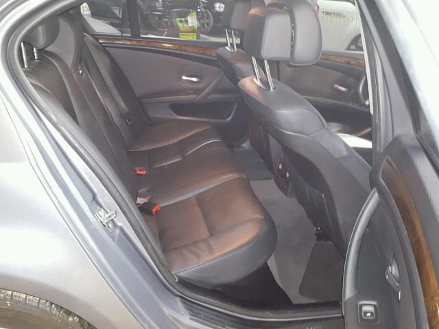 WBANV1C50AC389109 - 2010 BMW 528 XI GRAY photo 6