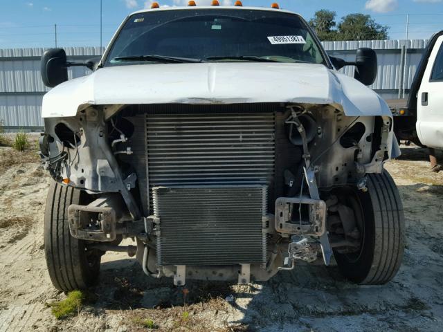 1FDAW57PX7EA87661 - 2007 FORD F550 SUPER WHITE photo 9