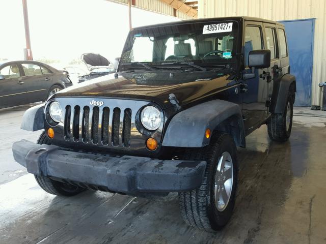 1J4GA39147L152343 - 2007 JEEP WRANGLER X BLACK photo 2