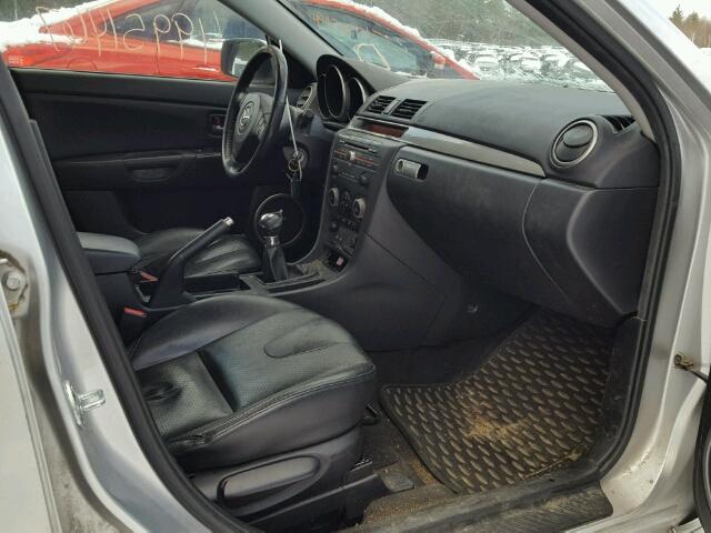 JM1BK324761533941 - 2006 MAZDA 3 S SILVER photo 5