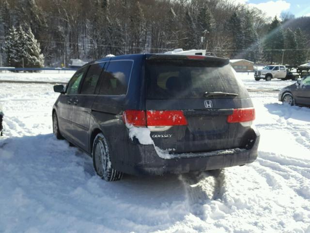 5FNRL38288B025442 - 2008 HONDA ODYSSEY LX BLUE photo 3