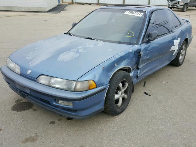 JH4DA936XMS028643 - 1991 ACURA INTEGRA GS BLUE photo 2