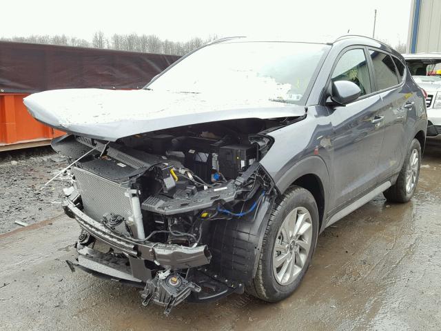 KM8J3CA49HU551235 - 2017 HYUNDAI TUCSON LIM GRAY photo 2