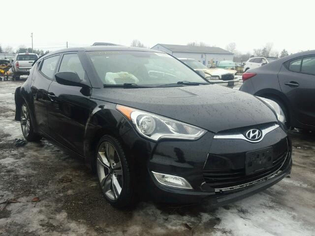 KMHTC6ADXDU092222 - 2013 HYUNDAI VELOSTER B BLACK photo 1