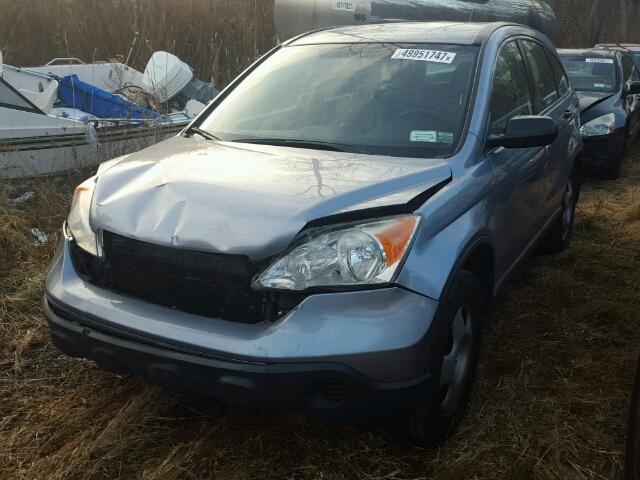 JHLRE48368C049327 - 2008 HONDA CR-V LX BLUE photo 2