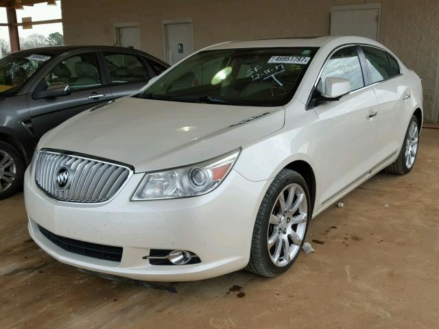 1G4GE5EV9AF306349 - 2010 BUICK LACROSSE C WHITE photo 2