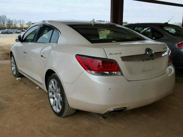 1G4GE5EV9AF306349 - 2010 BUICK LACROSSE C WHITE photo 3