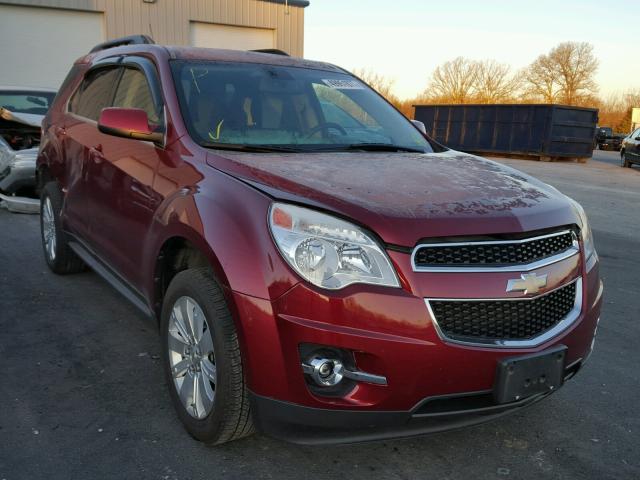 2CNALPEW6A6328254 - 2010 CHEVROLET EQUINOX LT MAROON photo 1