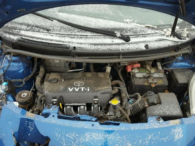 JTDJT923975101204 - 2007 TOYOTA YARIS BLUE photo 7