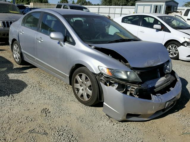 19XFA1F57AE067655 - 2010 HONDA CIVIC LX SILVER photo 1