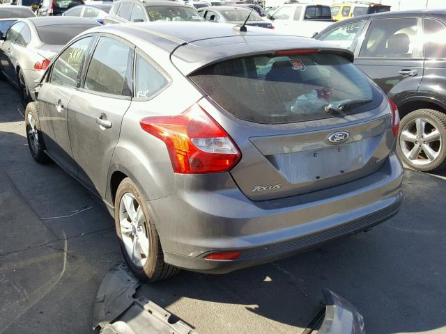 1FADP3K26EL264428 - 2014 FORD FOCUS SE GRAY photo 3