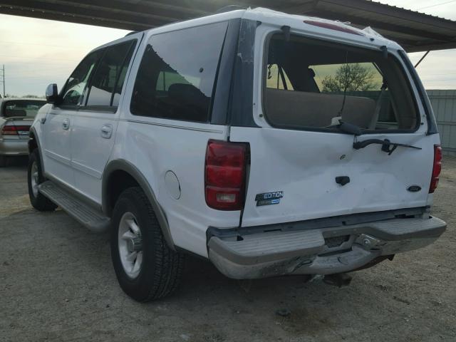 1FMPU18L3YLA51103 - 2000 FORD EXPEDITION WHITE photo 3