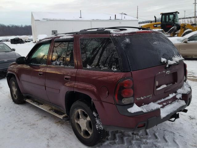 1GNDT13S152283197 - 2005 CHEVROLET TRAILBLAZE RED photo 3