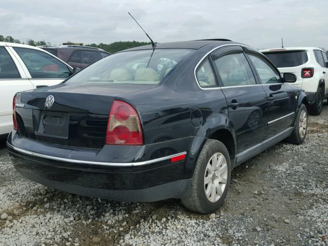 WVWPD63B33P273495 - 2003 VOLKSWAGEN PASSAT GLS BLACK photo 4