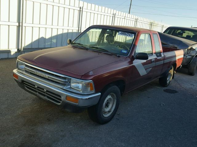 JT4RN93S6K0004681 - 1989 TOYOTA PICKUP 1/2 RED photo 2