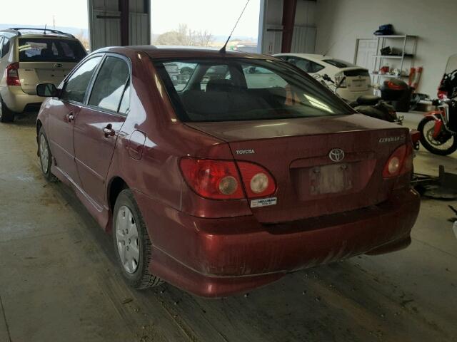 1NXBR32E26Z601836 - 2006 TOYOTA COROLLA CE RED photo 3