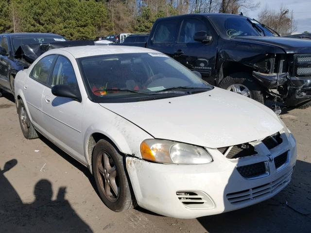 1B3EL46T05N644776 - 2005 DODGE STRATUS SX WHITE photo 1