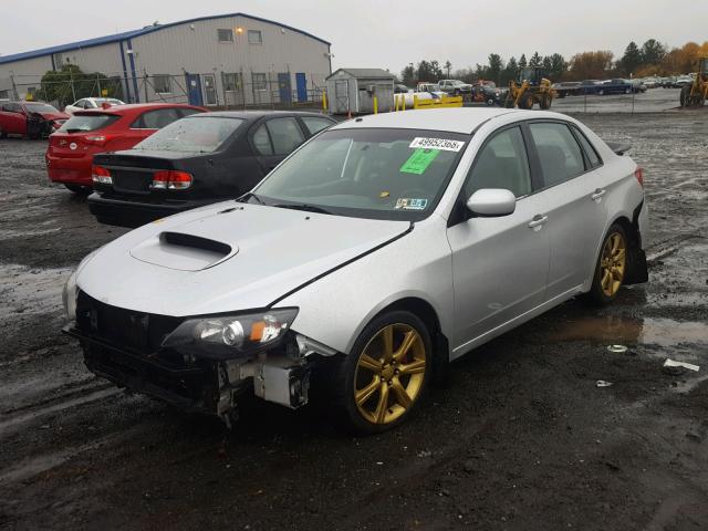 JF1GE74668G504827 - 2008 SUBARU IMPREZA WR SILVER photo 2