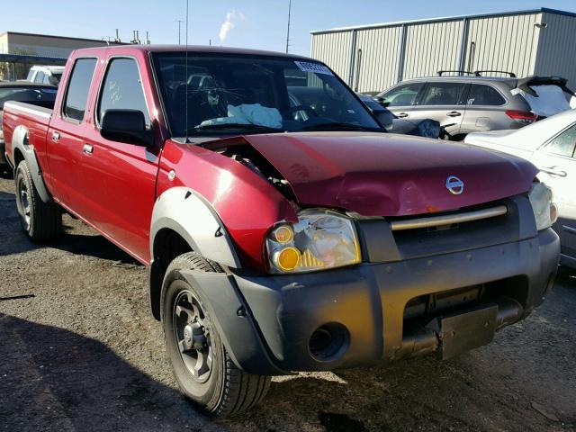 1N6ED29X12C394869 - 2002 NISSAN FRONTIER C RED photo 1