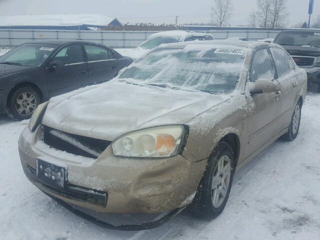 1G1ZT58F37F176917 - 2007 CHEVROLET MALIBU LT GOLD photo 2