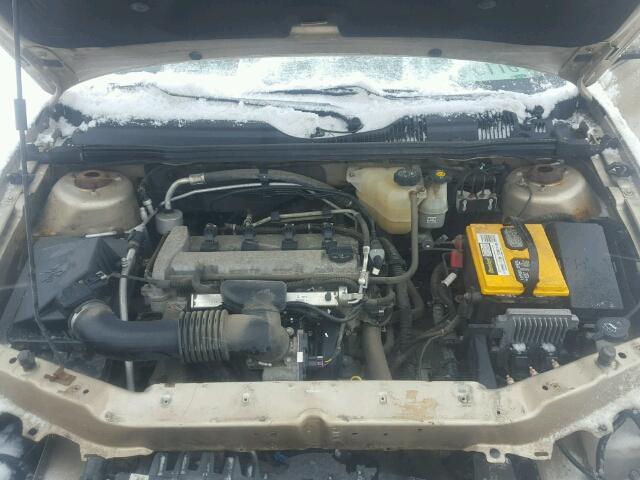 1G1ZT58F37F176917 - 2007 CHEVROLET MALIBU LT Qızıl foto 7