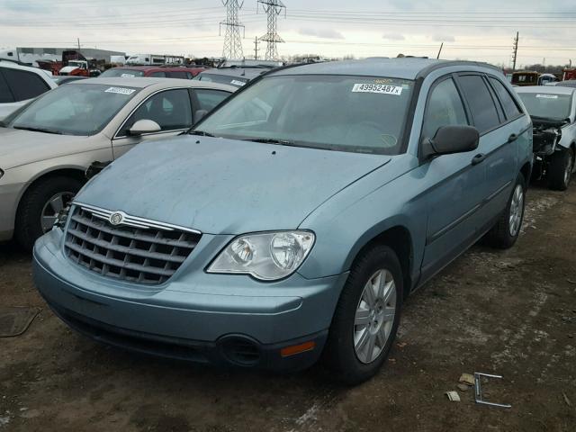 2A8GM48L88R602504 - 2008 CHRYSLER PACIFICA L BLUE photo 2